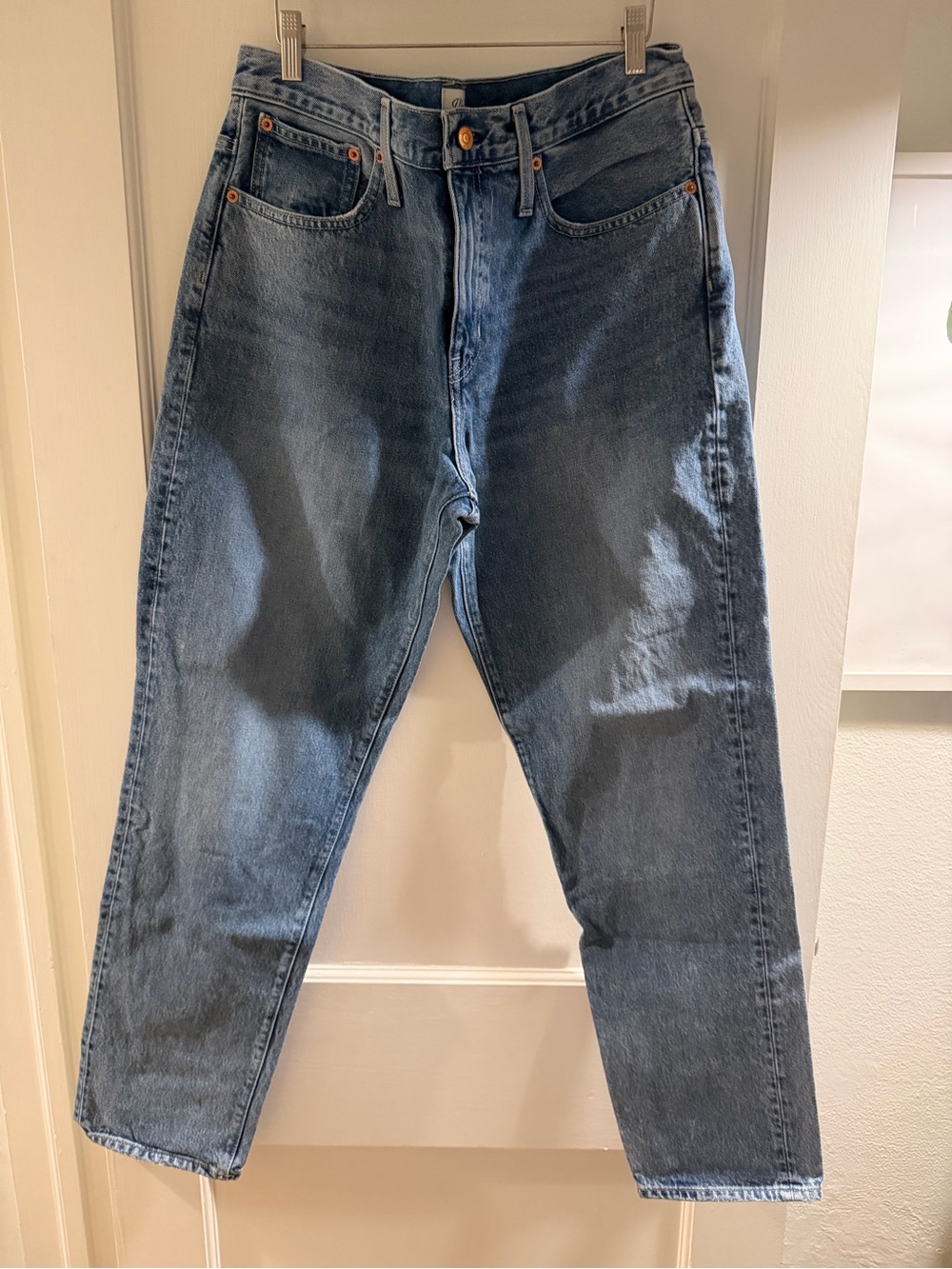 J. Crew Women's Boyfriend Jeans in Medium Blue Wash